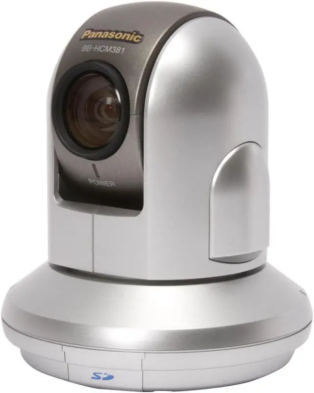 Alt view image 3 of 12 - Panasonic BB-HCM381A 640 x 480 MAX Resolution RJ45 Network Camera with Remote 2-Way Audio and IPv6