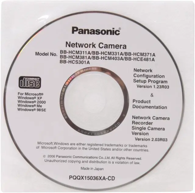 Alt view image 10 of 12 - Panasonic BB-HCM381A 640 x 480 MAX Resolution RJ45 Network Camera with Remote 2-Way Audio and IPv6