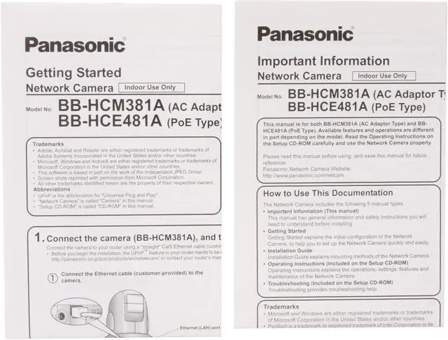 Alt view image 11 of 12 - Panasonic BB-HCM381A 640 x 480 MAX Resolution RJ45 Network Camera with Remote 2-Way Audio and IPv6