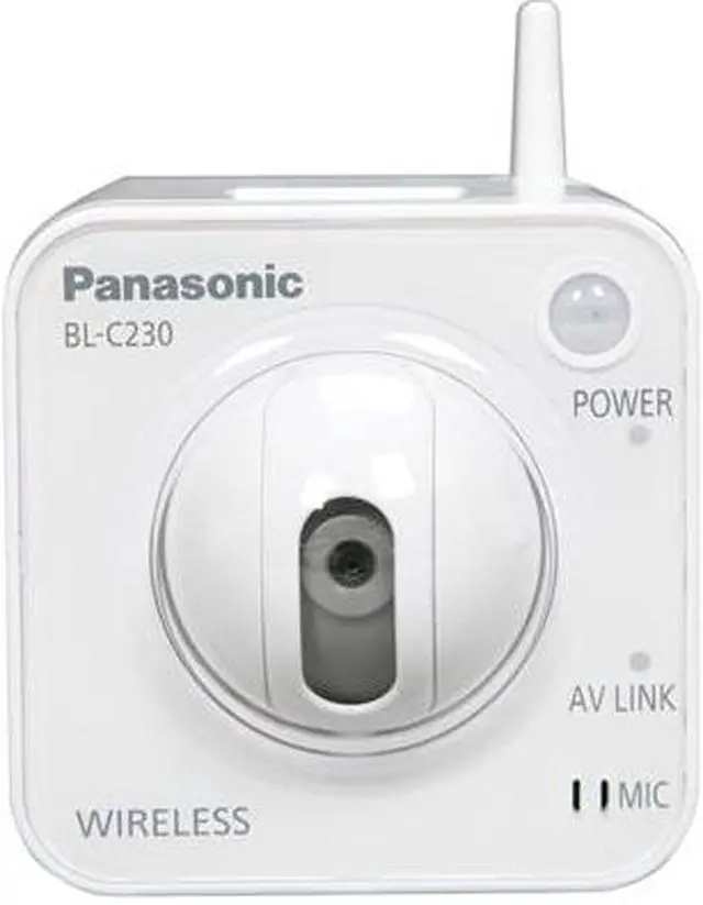 Alt view image 2 of 7 - Panasonic BL-C230A 640 x 480 MAX Resolution RJ45 Wireless Camera