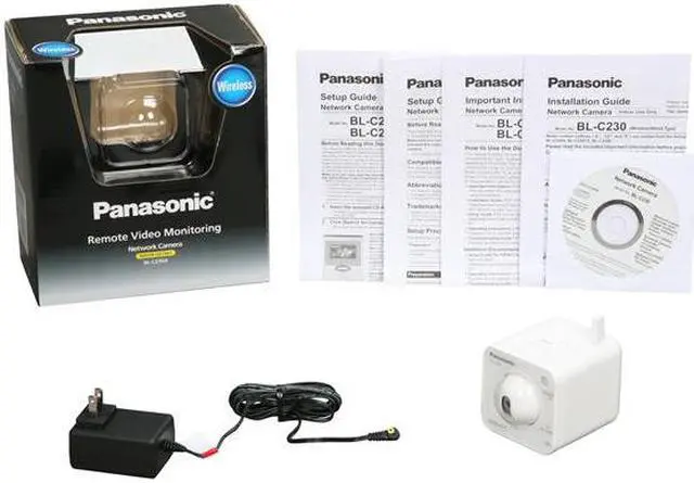 Alt view image 7 of 7 - Panasonic BL-C230A 640 x 480 MAX Resolution RJ45 Wireless Camera