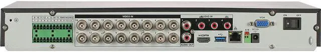 Alt view image 2 of 2 - Dahua X82B3A 16 x BNC 16-Channel Penta-brid 4K 1U, Digital Video Recorder, No pre-installed HDD