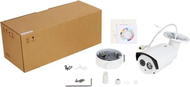 Alt view image 8 of 8 - LaView LV-CBP1334 ONVIF Full HD IP CAM with 3 Megapixel 1080P Resolution 4mm Fixed Lens 90ft. IR Distance PoE