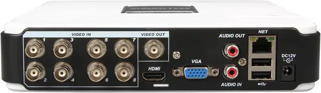 Alt view image 4 of 9 - LaView LV-KD5188D-T1 Cube Series 8 CH Security DVR Cloud System w/ 1TB HDD Easy DIY Eight 600TVL Infrared Surveillance Cameras