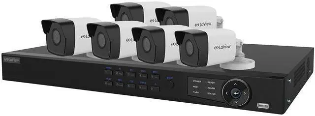 Main image of LaView LV-KN988P86A4 Premium IP Surveillance System 8 Channel NVR + 6 x Full HD 1080P Day / Night In / Outdoor Cameras (No HDD Included, Sold Separately)