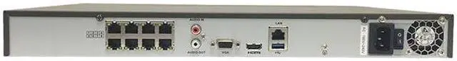Alt view image 5 of 5 - LaView IP LV-KN988P84A4-T2 8 Channel IP NVR 4 1080p Cameras Black and White 8 Channel