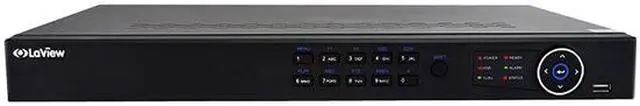 Alt view image 3 of 5 - LaView IP LV-KN988P84A4-T2 8 Channel IP NVR 4 1080p Cameras Black and White 8 Channel