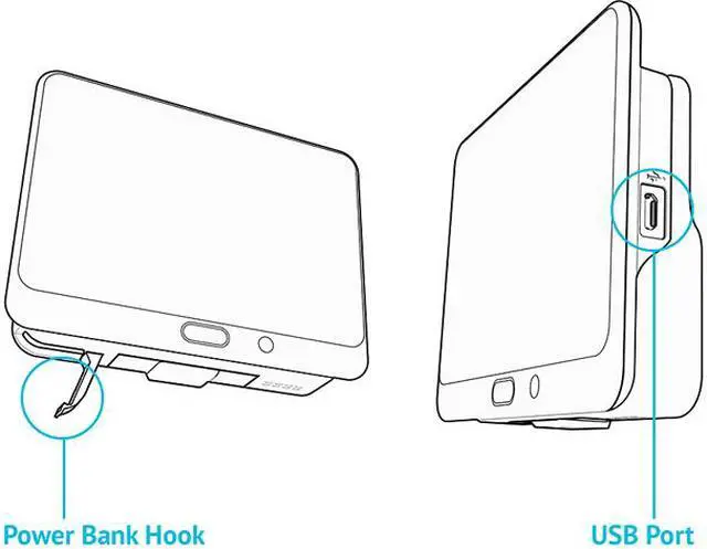 Alt view image 6 of 6 - LaView LV-PH121-U Wi-Fi Wireless Doorbell Camera Peephole Camera with LCD Touch Screen Monitor, Wirefree / Rechargable Battery / Night Vision / Two-way Audio / Mobile View / No SD Card