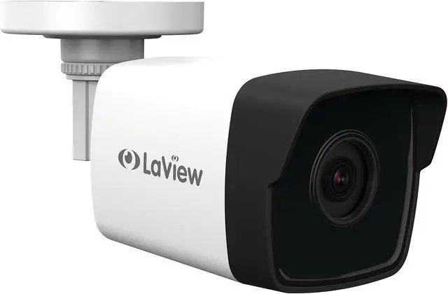 Main image of LaView LV-HBK9180W 4K 8MP Analog Bullet Security Camera, TVI/CVI/AHD/CVBS 4-in-1 switchable, HD over Coaxial