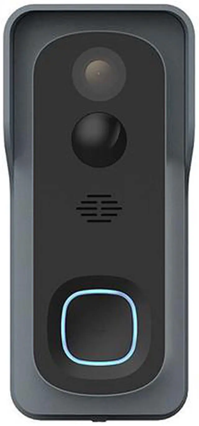 Alt view image 2 of 7 - LaView DB6 HD Video WiFi Smart AI Doorbell Camera - Built-in Battery with 1 Free wireless chime