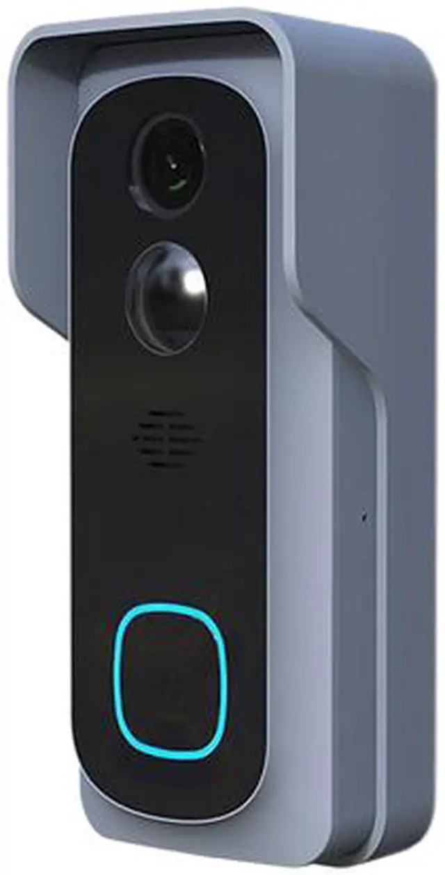 Alt view image 3 of 7 - LaView DB6 HD Video WiFi Smart AI Doorbell Camera - Built-in Battery with 1 Free wireless chime