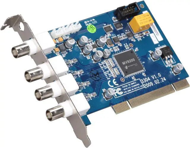 Alt view image 2 of 10 - Q-See 4 Camera+ 4 Channel PC based PCI DVR Card (QSDT44CPC)