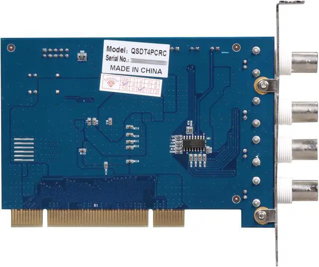 Alt view image 5 of 10 - Q-See 4 Camera+ 4 Channel PC based PCI DVR Card (QSDT44CPC)