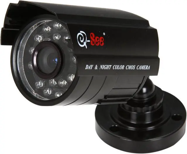 Alt view image 6 of 11 - Q-See 4 Camera+4 Channel 320GB DVR with CIF Real Time or D1 Recording / Mobile Phone Surveillance (QR414-411-3)