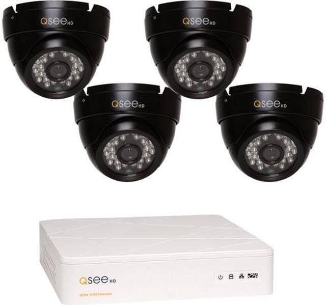 Main image of Q-See QTH4-4CP 4-Channel AHD Surveillance DVR with 4 x 720P Day / Night In / Outdoor Security Cameras