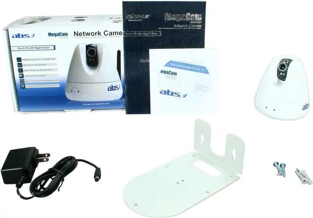 Alt view image 5 of 5 - ABS MegaCam4210 640 x 480 MAX Resolution Pan/Tilt Day/Night RJ45 Wired Network Camera with 2-way Audio, Indoor