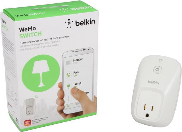 Alt view image 6 of 5 - Belkin F7C027fc WeMo Switch, Operates over Wi-Fi/mobile internet, turn electronics on or off