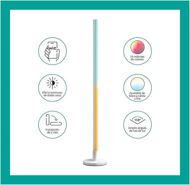 WiZ Connected Rune Floor Lamp - Newegg.com