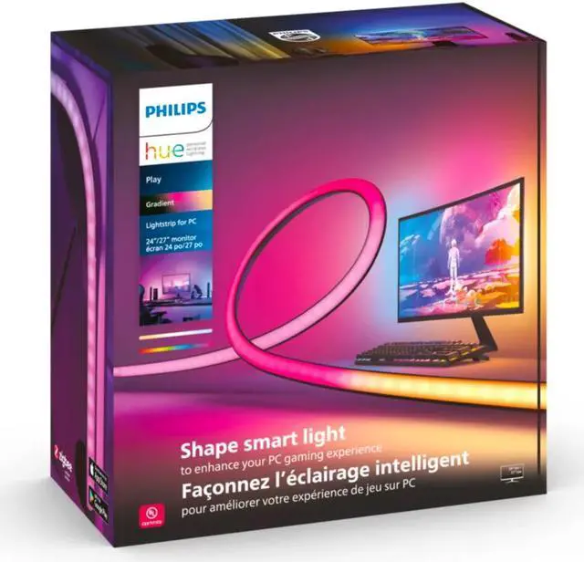 Alt view image 4 of 6 - Philips Play Gradient Lightstrip for PC 578294
