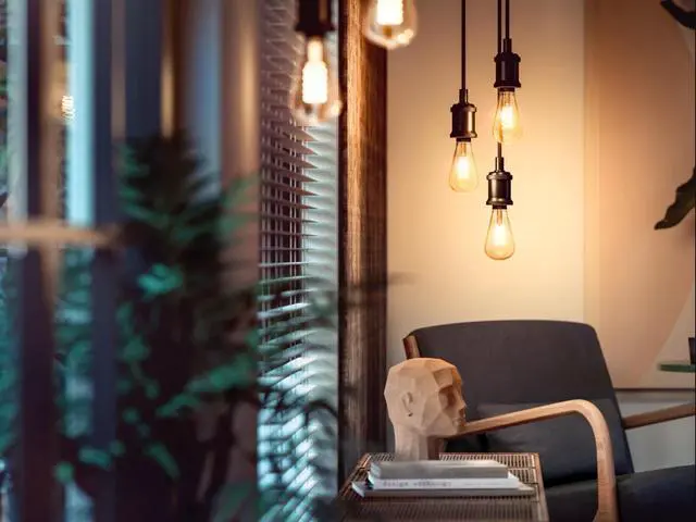 Alt view image 7 of 8 - Philips Hue 571125 Dimmable Warm White Vintage Smart ST19 Edison Bulb