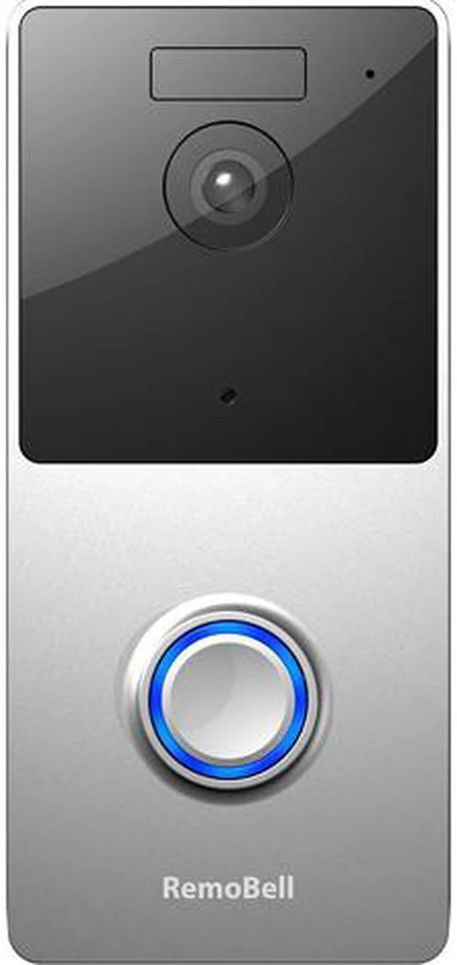 Main image of Remo+ RMB1M RemoBell Wireless Wi-Fi Video Doorbell, Silver