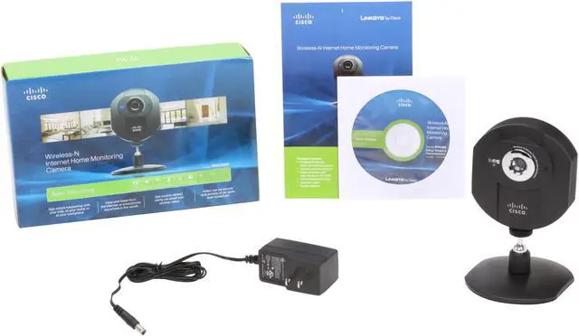 Alt view image 6 of 7 - Linksys Wireless-N+RJ45 IP Camera with 1-Way Audio / Wi-Fi Protected Setup / MAX Resolution 640x480(WVC80N)