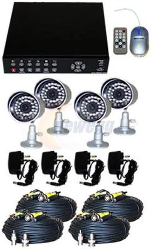 Main image of Aposonic A-BR1B4-A-250 4 Channel MPEG4 Level Kit Solution comes with 250GB HDD installed