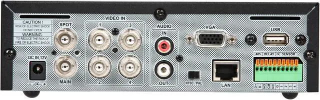 Alt view image 5 of 11 - Aposonic A-BR14B4-C500 Surveillance Kit 4 Channel H.264 Pentaplex iPhone/Mobile Phone Live View