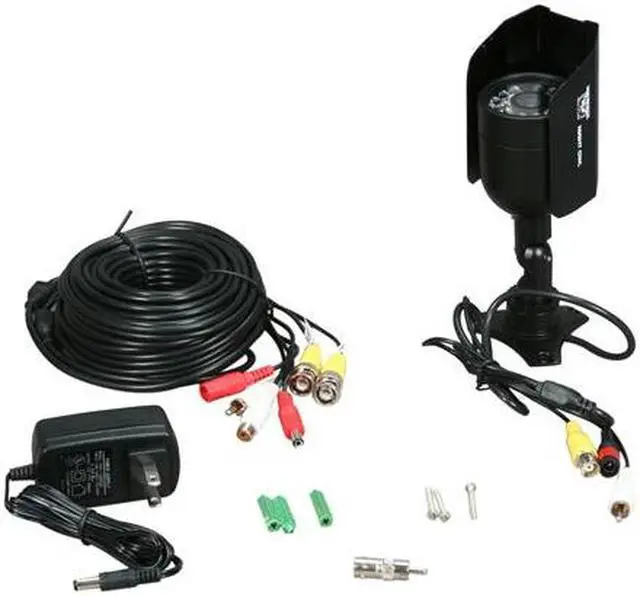 Alt view image 6 of 7 - Night Owl CAM-CM01-245A 400 TV Lines MAX Resolution Audio Enabled Wired Color Camera with Vandal Proof Bracket and 60ft of Cable