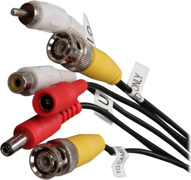 Alt view image 3 of 6 - Night Owl CAB-100A 100 ft. BNC Video/Power/Audio Camera Extension Cable with Adapters