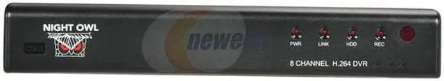 Alt view image 3 of 6 - Night Owl NONB-8DVR500 8 x BNC Compact H.264 Digital Video Recorder with Smart Phone Access