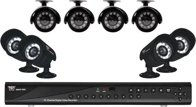 Night Owl Zeus-85 16 Channel Surveillance DVR Kit