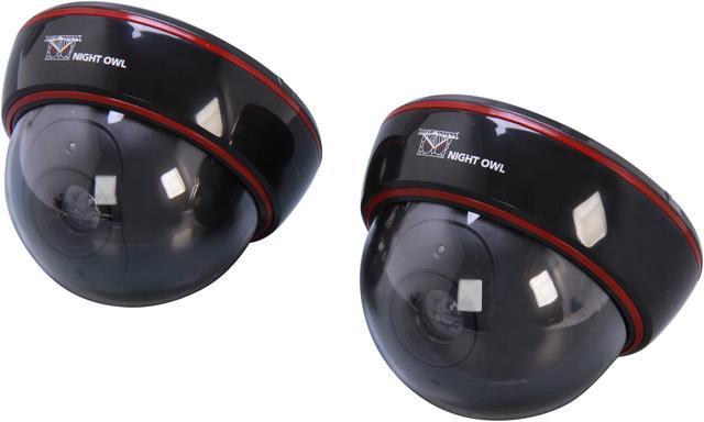 Night owl decoy dome camera sale with flashing led deterrent light