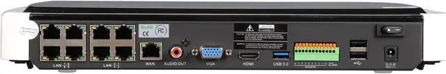 Alt view image 7 of 8 - Night Owl NVR10-882 Full HD 1080p Network Video Recorder w/ 2TB HDD & 8 Night Vision 1080p HD Outdoor PoE IP Cameras