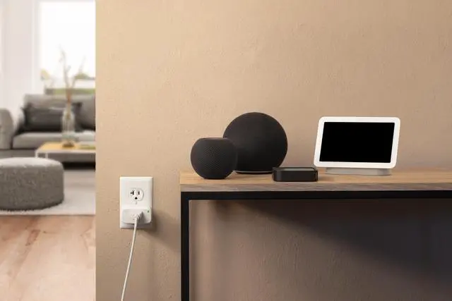 Alt view image 6 of 8 - Eve Energy (Matter) 2 Pack - Smart plug, app and voice control, no bridge, Thread, 100% privacy