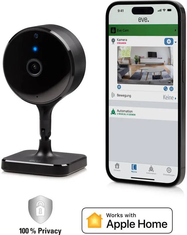 Alt view image 10 of 11 - Eve Cam 1080p Wi-Fi Camera with Night Vision