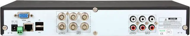 Alt view image 5 of 11 - KGuard CA104.V2-C02 4 Ch DVR + 4 CMOS, 420 TVL, Bullet Cameras, Surveillance Kit Solution