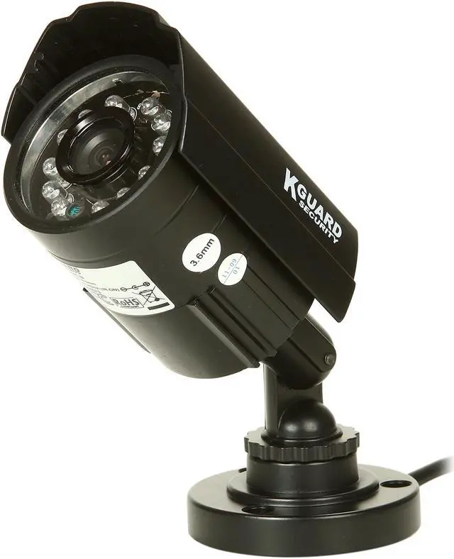 Alt view image 6 of 11 - KGuard CA108-C03-500G 8 Ch DVR + 8 CMOS, 420 TVL, Bullet Cameras + 500GB HDD, Surveillance Kit Solution