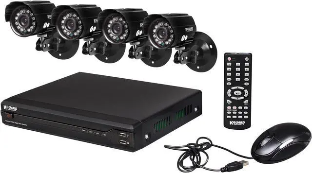 Main image of KGuard OT801-4CW134M-500G 8 Channel H.264 Level Surveillance DVR Kit
