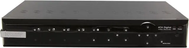 Alt view image 3 of 11 - KGuard NS401-4CW214H 4 Channel H.264 Level Surveillance DVR Kit