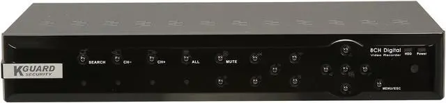 Alt view image 3 of 11 - KGuard NS801-4CW214H 8 Channel H.264 Level Surveillance DVR Kit