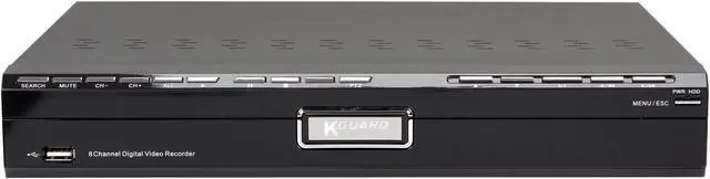 Alt view image 2 of 6 - KGuard SHA24 8 Channel Standalone DVR with H.264 Compression Technology