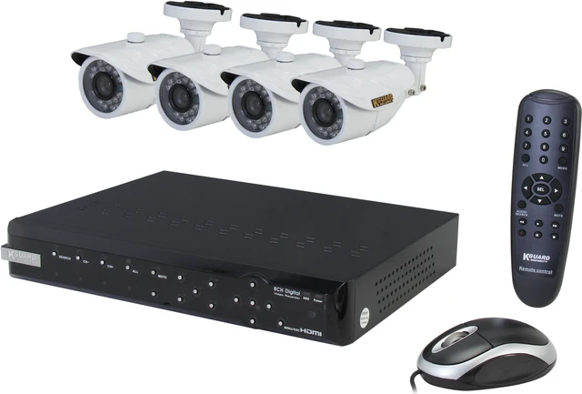 KGuard NS821-4HW227D-1TB 8 Channel 960H All-In-One Combo Kit