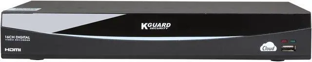 Alt view image 8 of 12 - KGuard EL1621-8HW212B-1T 16 Channel H.264 Level Surveillance DVR Kit