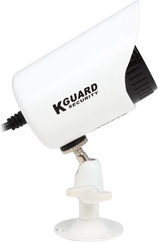 Alt view image 7 of 9 - KGuard HW227APK4 600TVL Day/Night Weatherproof Outdoor Surveillance Camera Kit - 4 Pack