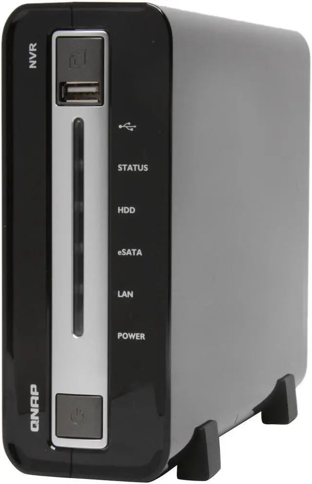 Alt view image 2 of 15 - QNAP NVR-1012 Network Surveillance System with Two IP Cameras for SOHO and Home