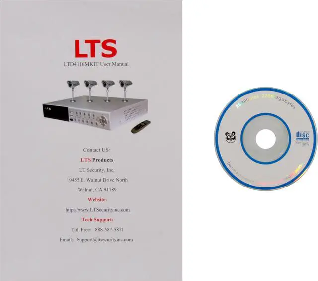 Alt view image 14 of 15 - LTS LTD411M6KIT 4 Channel MPEG4 Level Surveillance DVR