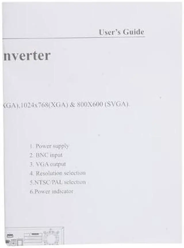 Alt view image 6 of 7 - LTS LTAVB0VA6 BNC to VGA Converter with Power Adaptor