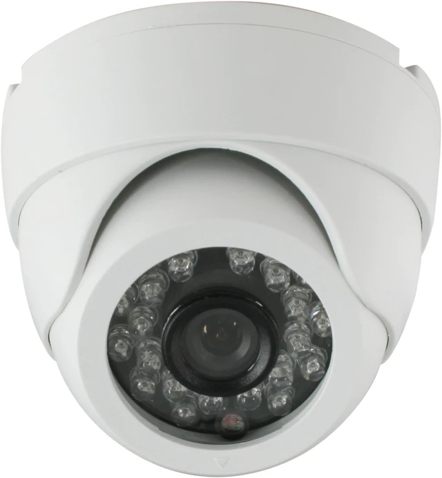 LTS LTCD248FPW2 White Plastic Dome Camera with 24 IR LED - Newegg.com