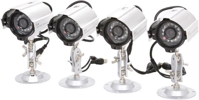 Alt view image 5 of 7 - LTS 4 Camera+4 Channel 320GB DVR with Web/Mobile Phone/iPhone Access (LTD24HTSK)